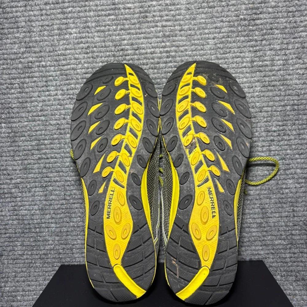 Merrell Mont Mavis Deep Olive Yellow Trail Running Shoes Mens 9.5 J047802 - Picture 8 of 8